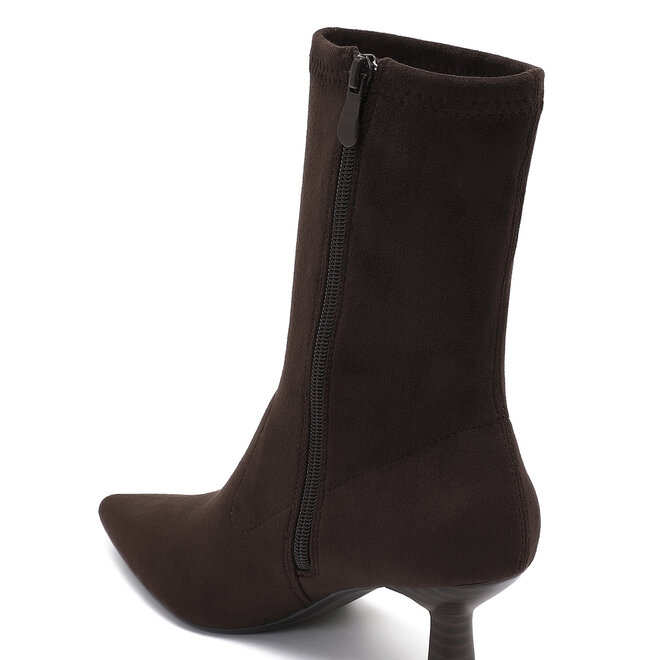 *Dark brown ankle boots