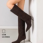 *Jade leather boots brown