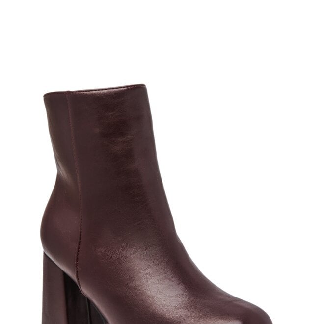 Burgundy Chic Ankle Boots
