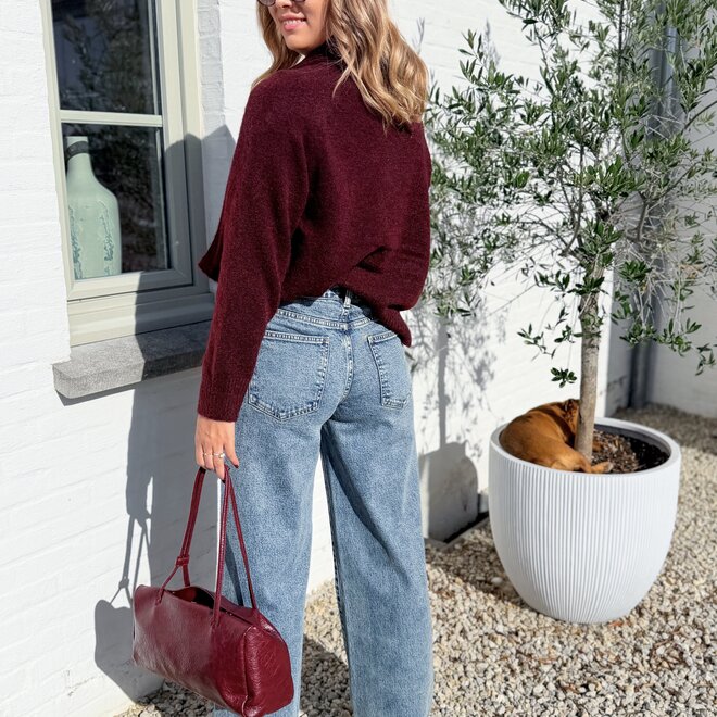 *Check pocket jeans