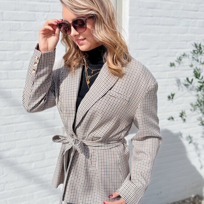 * Hazel Check blazer