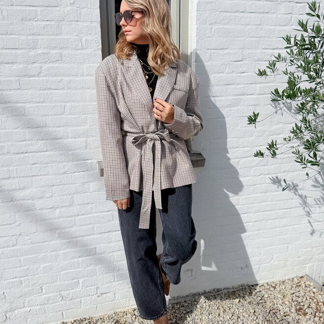 * Hazel Check blazer