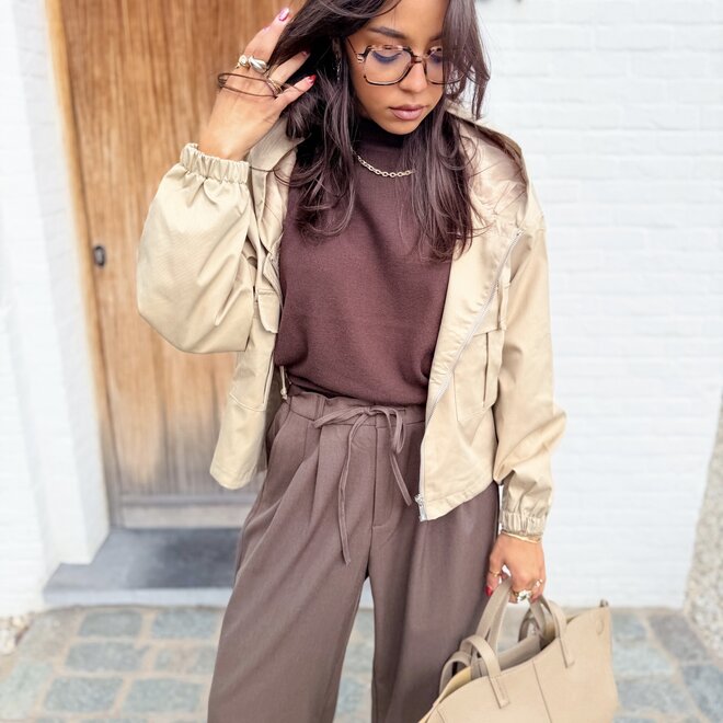 *Cord jogger brown