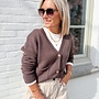 * Old school cardigan brown