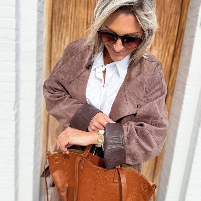 *Fall suede jacket
