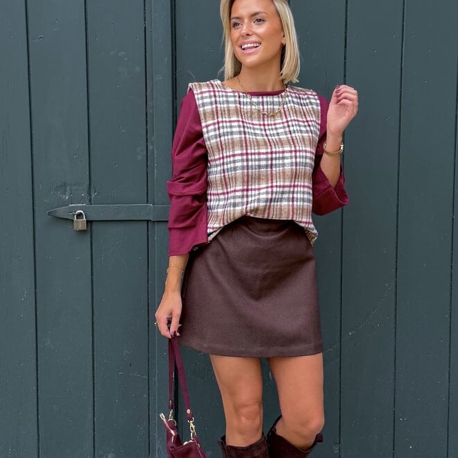 *Morgan skirt brown