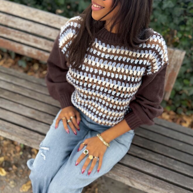 *Retro crochet pull
