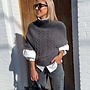 *Grey cable turtleneck