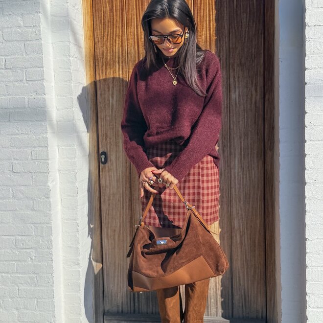 *Cocoon knit bordeaux