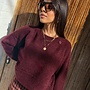 *Cocoon knit bordeaux