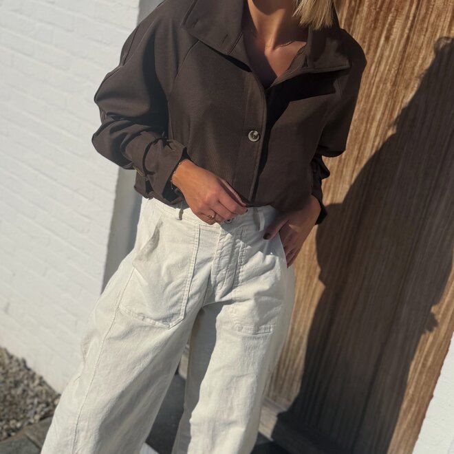 *Brown elastic vest