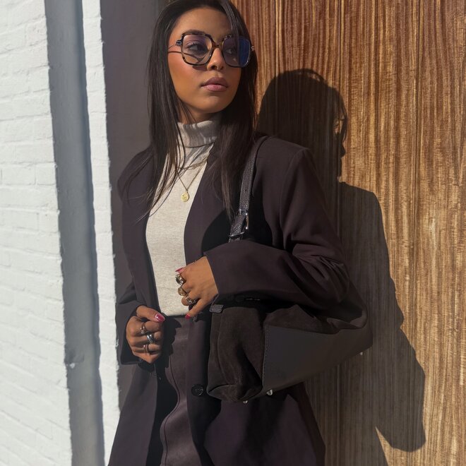 *The Classique Blazer Brown