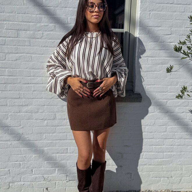 *Chocolate autumn skirt
