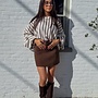 *Chocolate autumn skirt