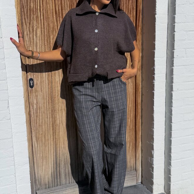 *The plaid trouser