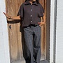 *The plaid trouser