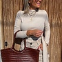 *Side knot top Beige