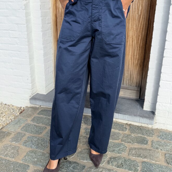 *City barrel pants Navy
