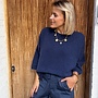 *The perfect basic knit blue