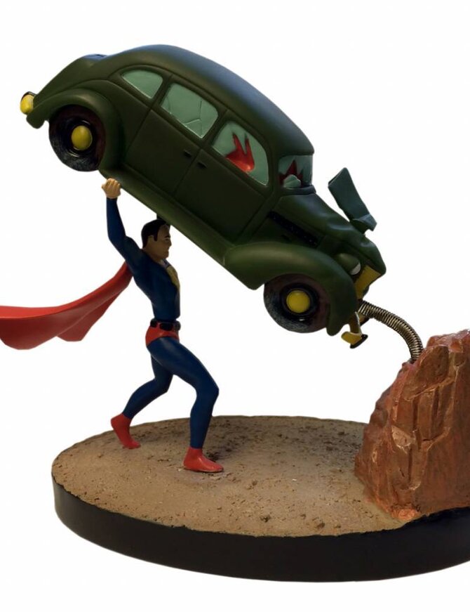 DC Comics Collection Superman Action Comic #1 Shakems Premium Motion Statue