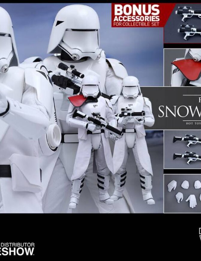 Hottoys Star Wars - Episode VII: First Order Snowtroopers 1:6 figure Set