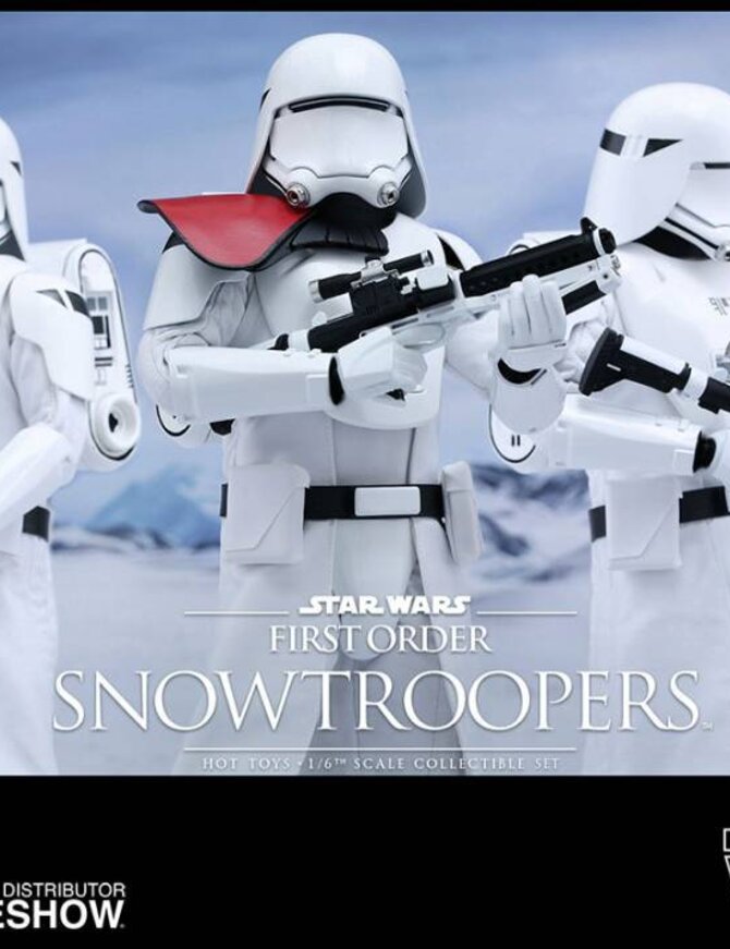 Hottoys Star Wars - Episode VII: First Order Snowtroopers 1:6 figure Set