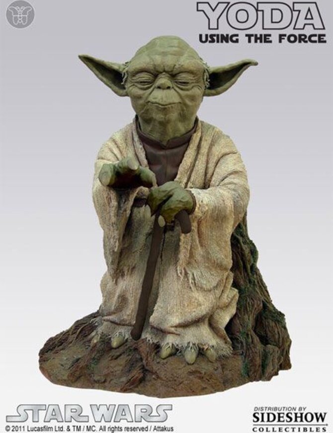 Attakus Star Wars: Yoda using the Force Statue-Attakus Collection