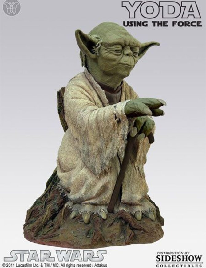 Attakus Star Wars: Yoda using the Force Statue-Attakus Collection