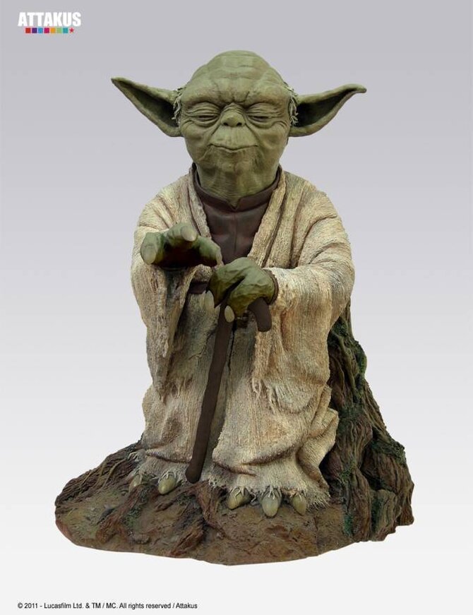 Attakus Star Wars: Yoda using the Force Statue-Attakus Collection