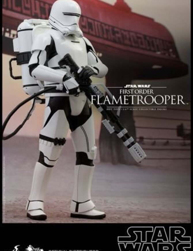 Star Wars The Force Awakens: First Order Flametrooper Sixth Scale