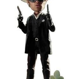 The Lone Ranger Head Knocker Lone Ranger 18 cm