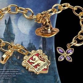 The Noble Collection Lumos Gryffindor Charm Bracelet