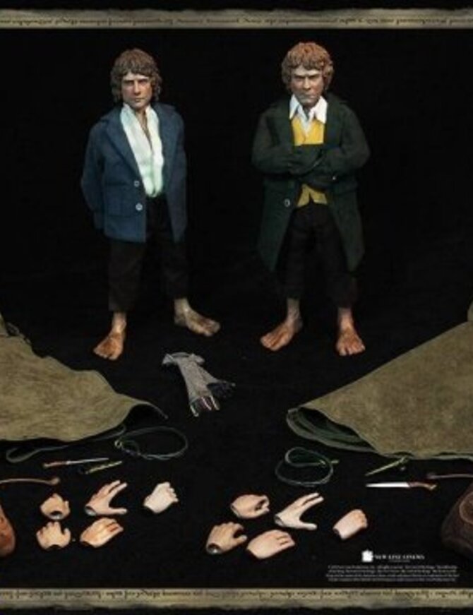 Lord of the Rings: Merry & Pippin 1:6 scale 2-pack
