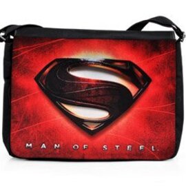 Man Of Steel Shoulder Bag Logo red