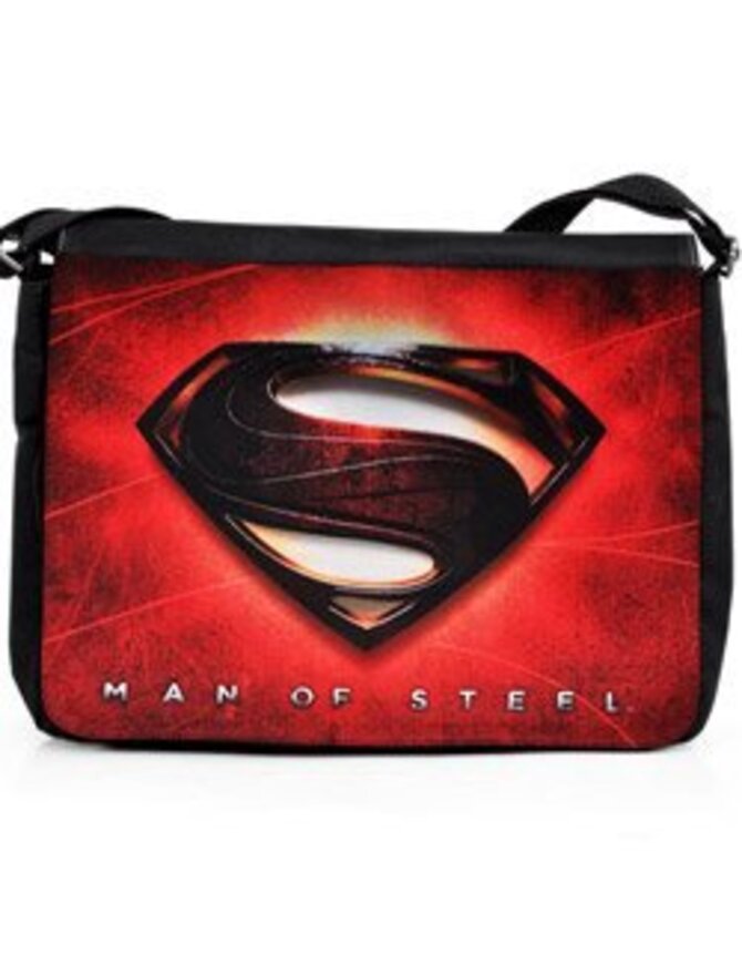 Man Of Steel Shoulder Bag Logo red