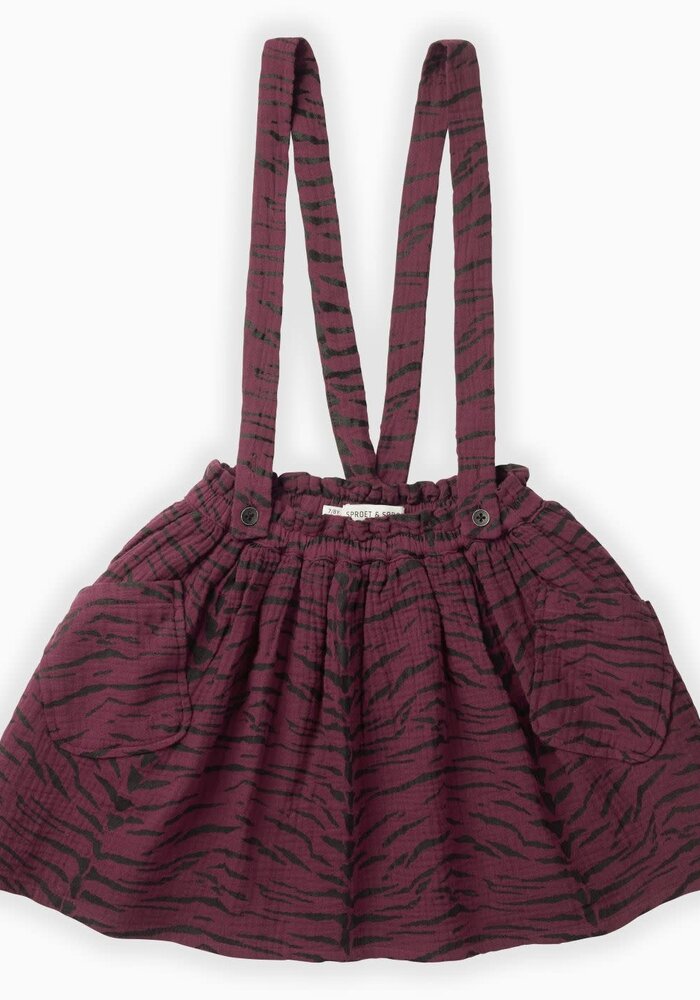 Sproet & Sprout Woven skirt Tiger AOP