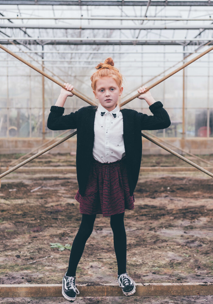 Sproet & Sprout Woven skirt Tiger AOP