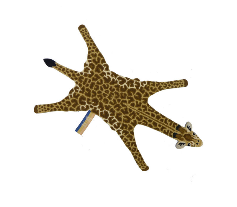 slijm camera Omtrek Doing Goods vloerkleed giraffe large - Mini Boss