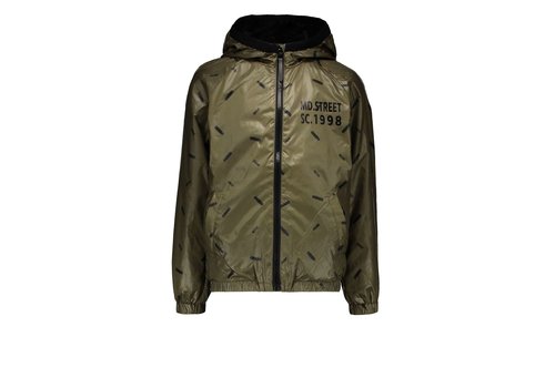 Moodstreet Moodstreet  jacket AOP skate Khaki