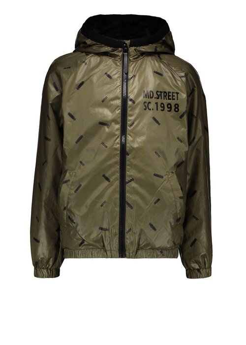 Moodstreet Moodstreet  jacket AOP skate Khaki