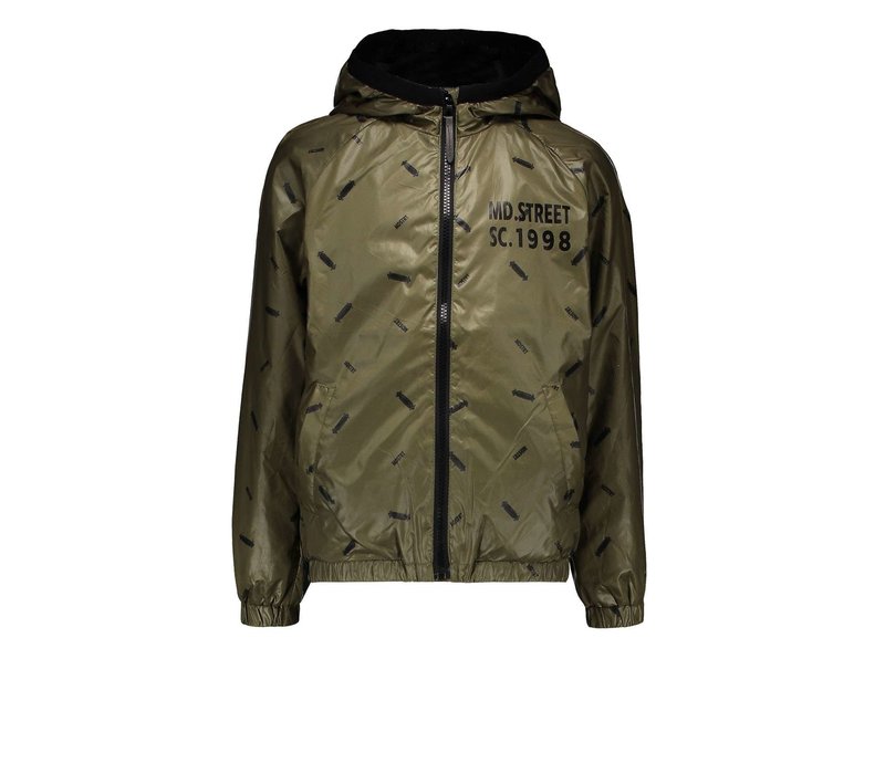 Moodstreet  jacket AOP skate Khaki