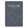 Milestone Milestone Zodiac Poster Card Tweeling