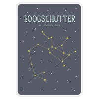 Milestone Zodiac Poster Card Boogschutter