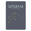 Milestone Milestone Zodiac Poster Card Waterman