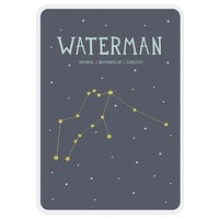 Milestone Zodiac Poster Card Waterman