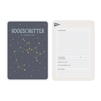 Milestone Zodiac Poster Card Boogschutter