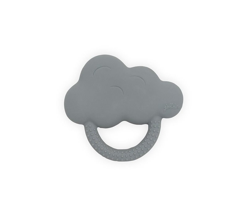 Jollein Bijtring rubber Cloud storm grey