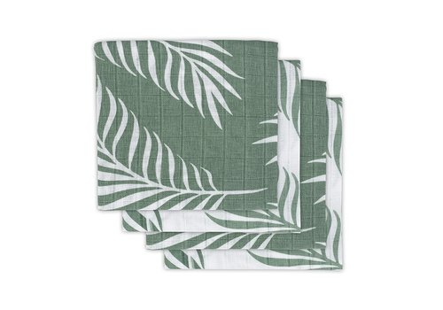 Jollein Jollein Hydrofiel multidoek small 70x70cm Nature ash green (4pack)