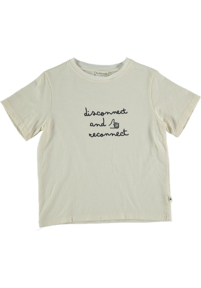 My Little Cozmo ORGANIC COTTON FLAME T-SHIRT IVORY