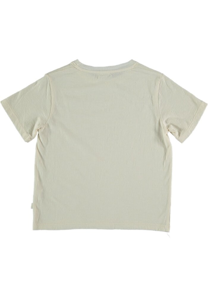 My Little Cozmo ORGANIC COTTON FLAME T-SHIRT IVORY